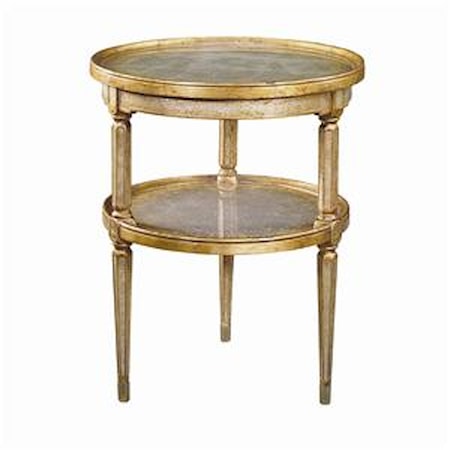 2 Tier Circular End Table
