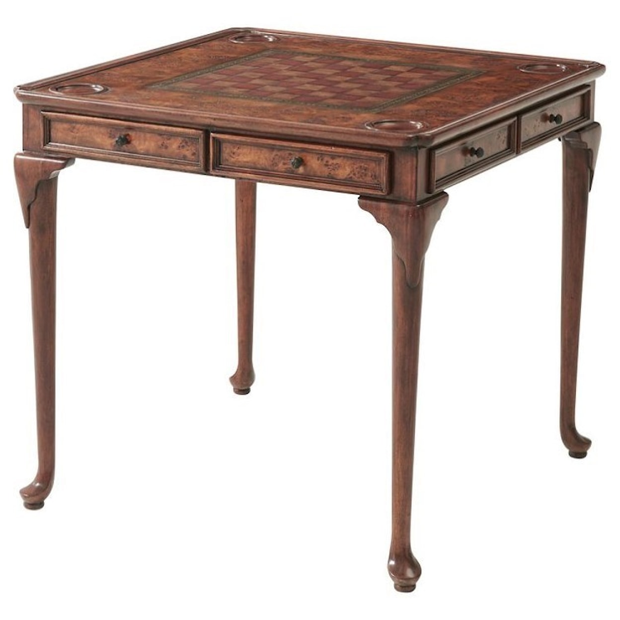 Theodore Alexander Tables Square Acacia Games Table