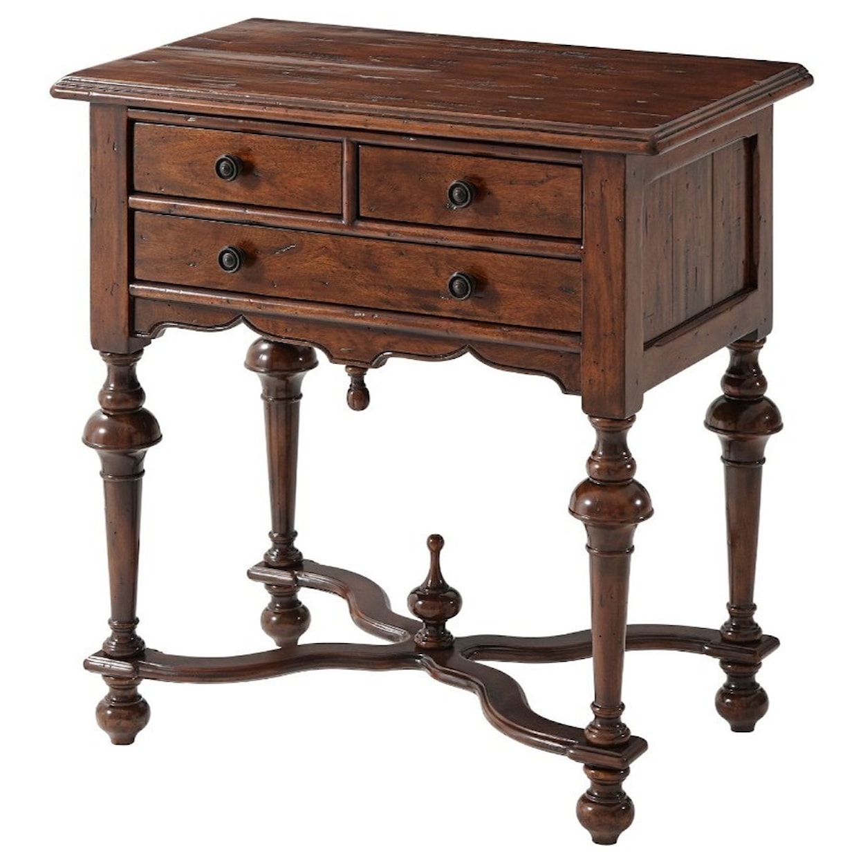 Theodore Alexander Tables Rectagular Antique End Table