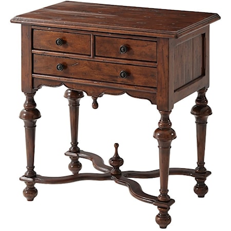 Rectagular Antique End Table