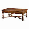 Theodore Alexander Tables Rectangular Antiqued Wood Cocktail Table