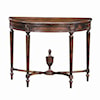 Theodore Alexander Tables Antiqued Wood Bowfront Sofa Table