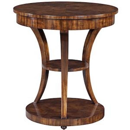 Walnut Lamp Table