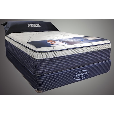 Queen Plush Box Top Mattress and High Profile Foundation