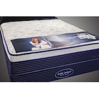 Twin Plush Box Top Mattress and High Profile Foundation