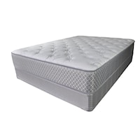 Queen Plush Mattress and Heavy Wood Foundation