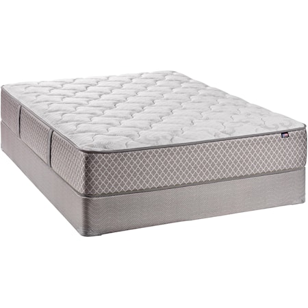 Full Gentle Firm Mattress and Heavy Wood Foundation