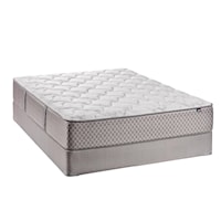 Queen Gentle Firm Mattress and Heavy Wood Foundation