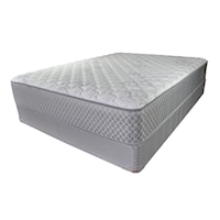 Queen Firm Mattress and Heavy Wood Foundation