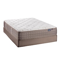 Full Firm Mattress and Natural Wood Foundation