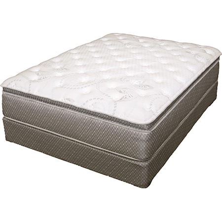 Queen Pillow Top Mattress and Foundation