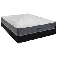 King Firm Innerspring Mattress and Natural Wood Foundation
