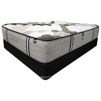Queen Luxury Plush Mattress and Natural Wood Foundation
