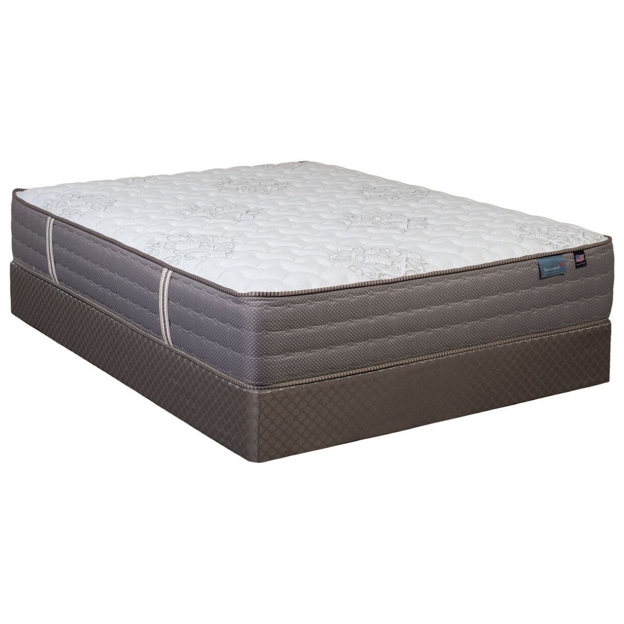 Therapedic Mystic Cloud Firm Queen Firm Pocketed Coil Mattress Set