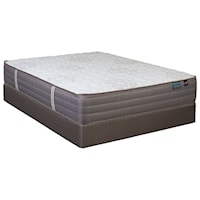Twin Firm Pocketed Coil Mattress and Natural Wood Foundation