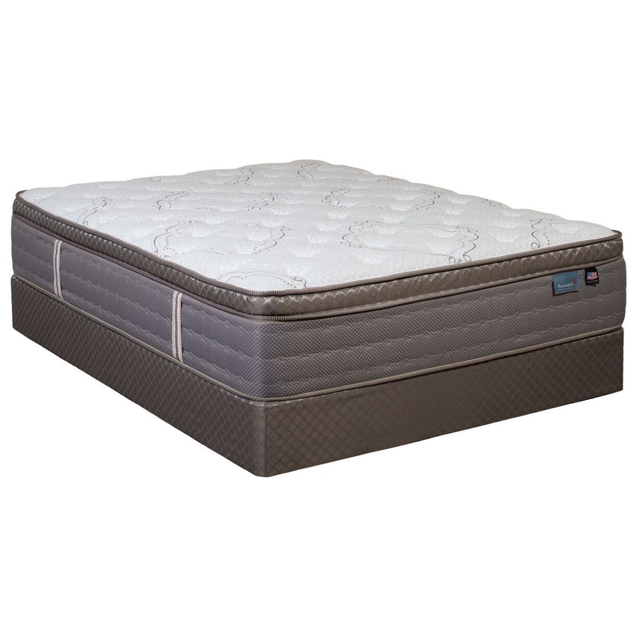 Therapedic Mystic Cloud Pillow Top Queen Pillow Top Pocketed Coil Mattress Set