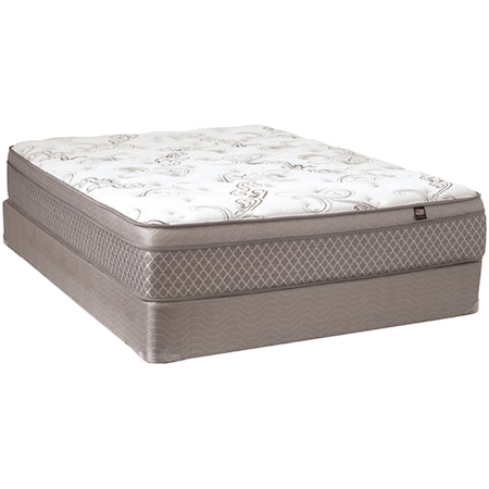 Queen Luxury Firm Euro Top Mattress and Box