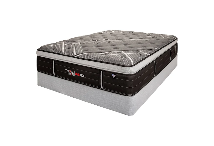 Sequoia II Pillow Top Queen Plush Pillow Top Mattress Set by Therapedic at Darvin Furniture