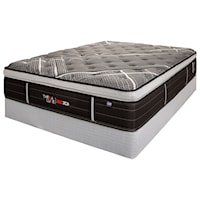 Cal King Plush Pillow Top Heavy Duty Mattress and 9" Therability™ Heavy Duty Foundation
