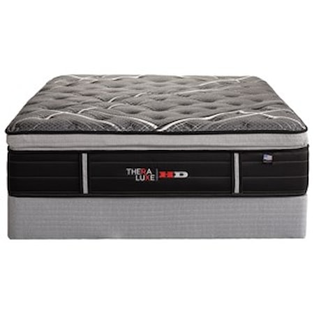 Queen Plush Pillow Top Mattress Set