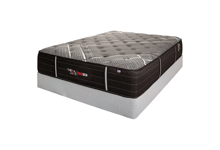 Sequoia II King Heavy Duty Mattress Set by Therapedic at Darvin Furniture