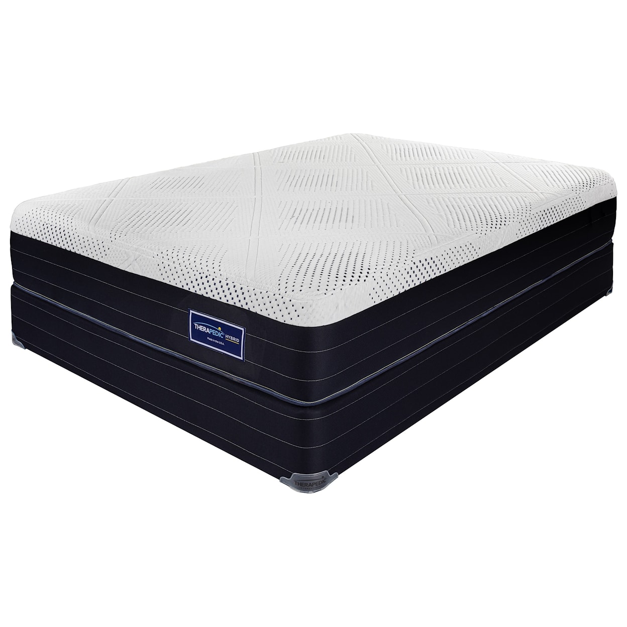 Therapedic T10 Hybrid Full Hybrid Mattress Set