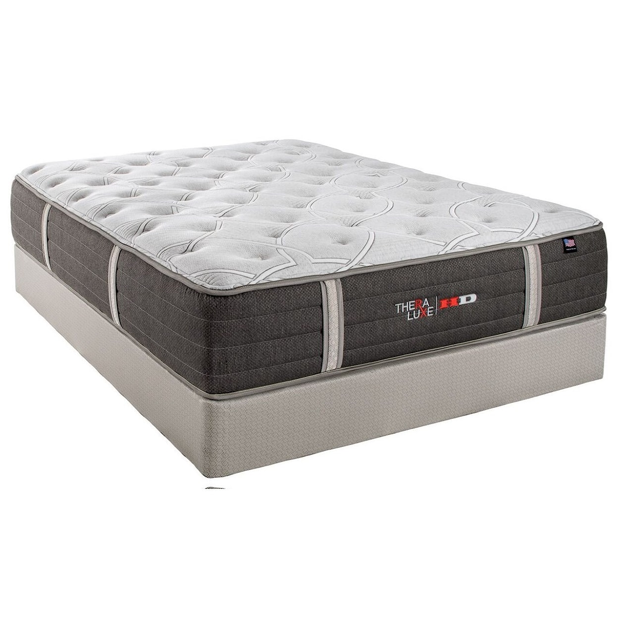 Therapedic Thera Luxe HD Cascade Full Plush Pocketed Coil Mattress Set