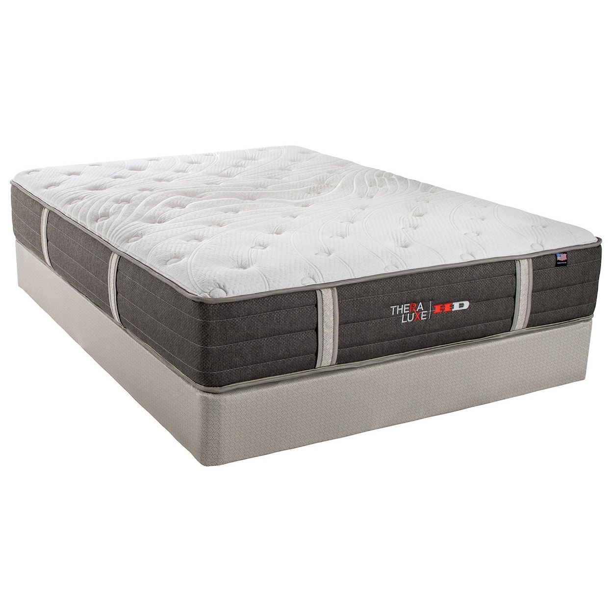Therapedic Theraluxe Aspen Twin XL Firm Pocketed Coil Mattress Set