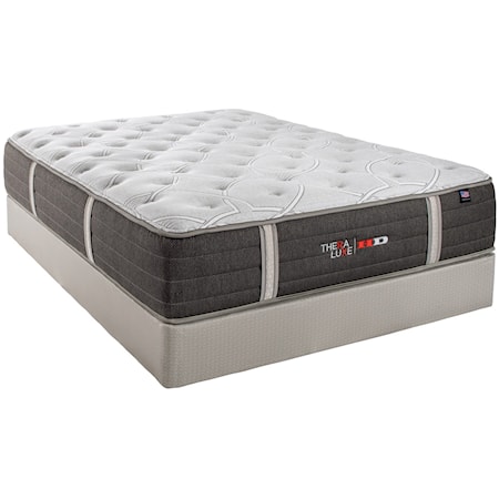 Twin Plush Pocketed Coil Mattress and Therability™ Heavy Duty Foundation