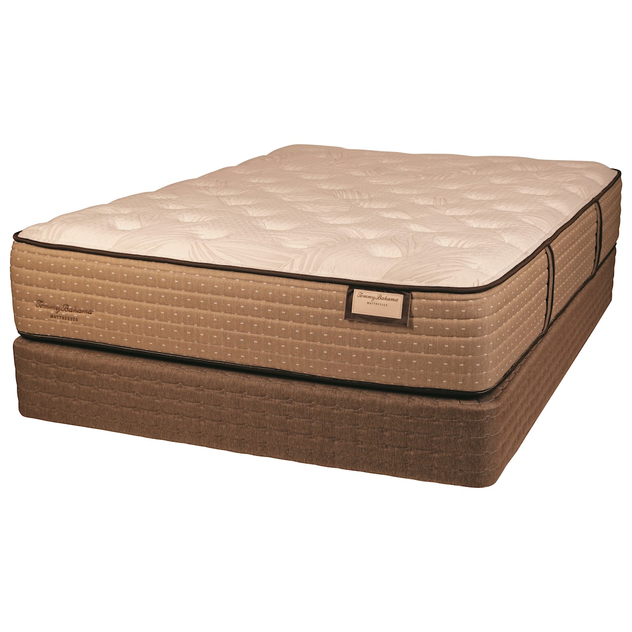 Carolina Mattress Tommy Bahama Shake the Sand Plush 6036 Queen Plush Luxry Low Profile Set