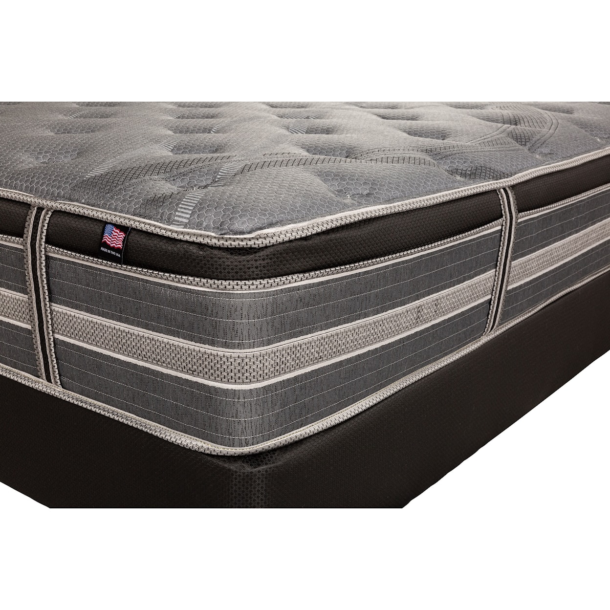 Carolina Mattress Wellington Luxury Firm PT Twin Cushion Firm Pillow Top Mattress Set