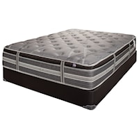 Queen Cushion Firm Pillow Top Encase Coil Mattress and 9" Backsense Platinum Box