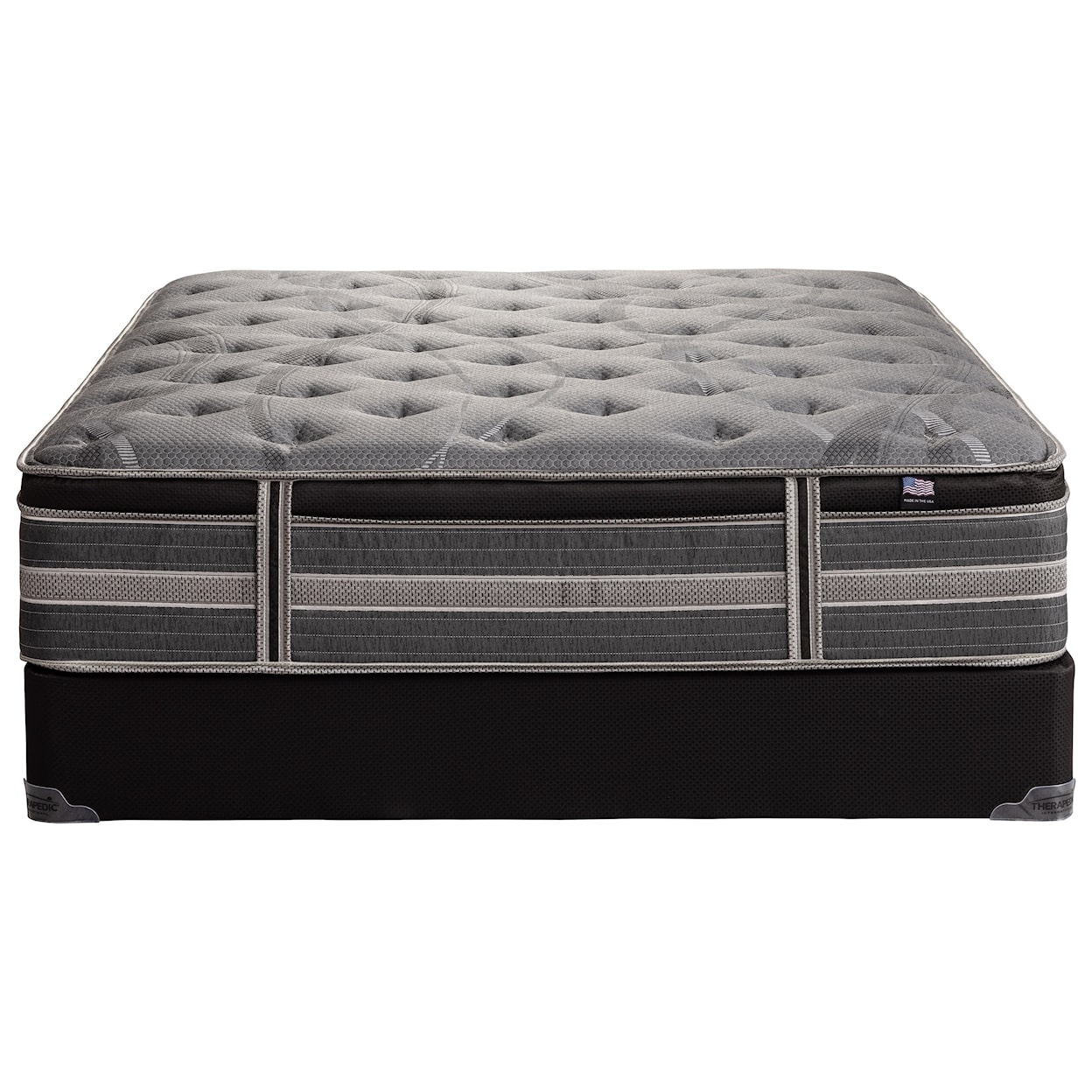 Therapedic Wellington Luxury Firm PT Queen Cushion Firm Pillow Top Mattress Set