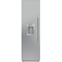24" Built-in Panel Ready Freezer Column with Ice & Water Dispenser, Left Side Door Swing.