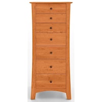 Solid Cherry 7-Drawer Lingerie Chest