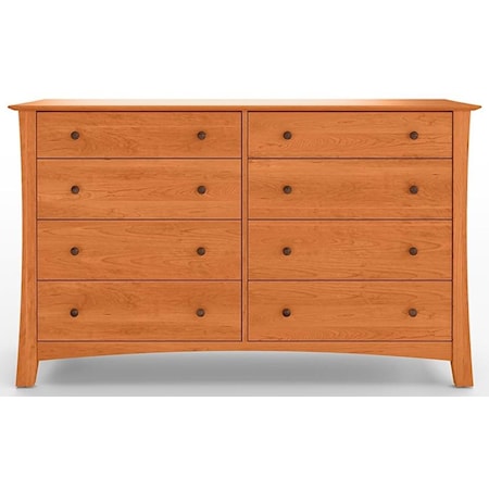 Solid Cherry 8-Drawer Dresser