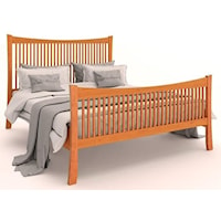 Armstrong Solid Cherry Full Spindle Bed