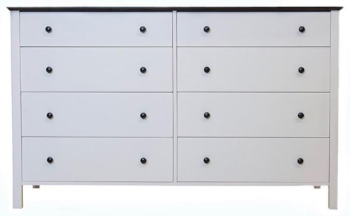 Shoreline 8-Drawer Solid Wood Dresser