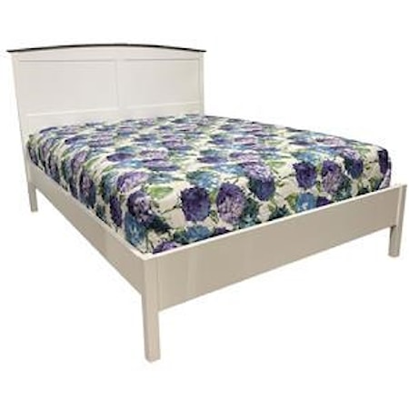 Queen Panel Bed w/ Low Footboard