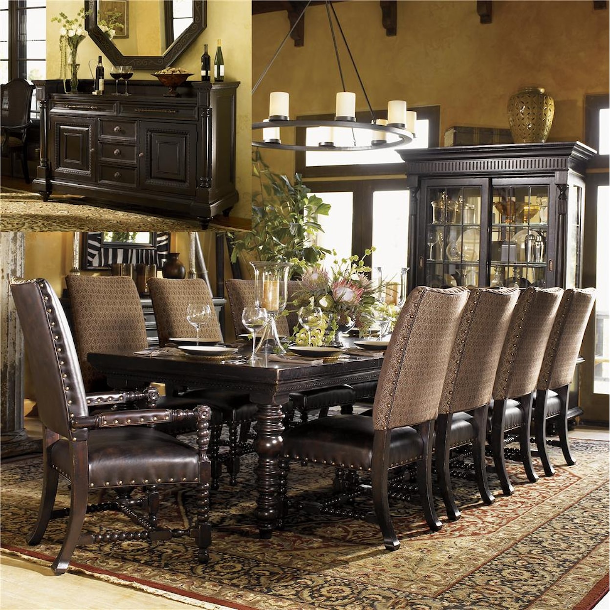 Tommy Bahama Home Kingstown 8Pc Dining Room