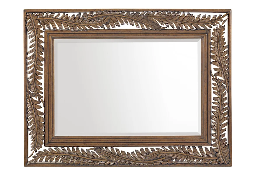 Bali Hai Seabrook Landscape Mirror by Tommy Bahama Home at Howell Furniture