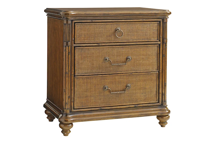 Bali Hai Sojourn Nightstand by Tommy Bahama Home at Z & R Furniture