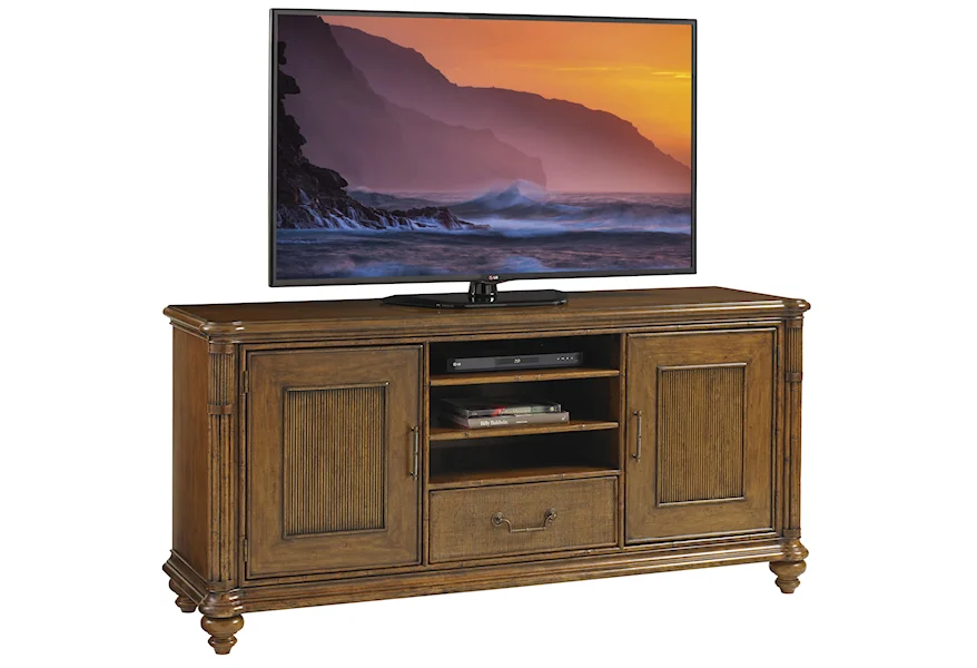 Bali Hai Pelican Cay Media Console by Tommy Bahama Home at Z & R Furniture