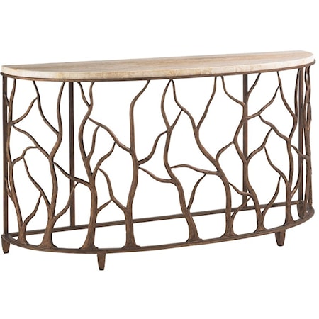 Bannister Garden Console Table