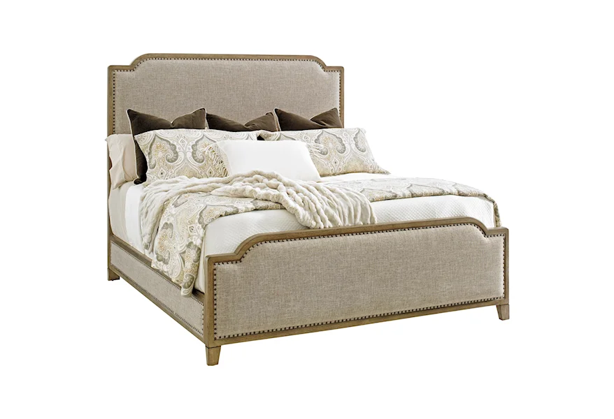 Cypress Point Stone Harbour Upholstered Bed 5/0 Queen by Tommy Bahama Home at Baer's Furniture