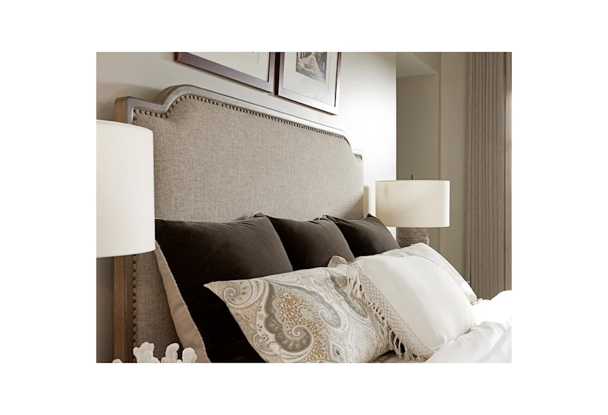 Cypress Point Stone Harbour Upholstered Headboard 6/6 King by Tommy Bahama Home at Baer's Furniture