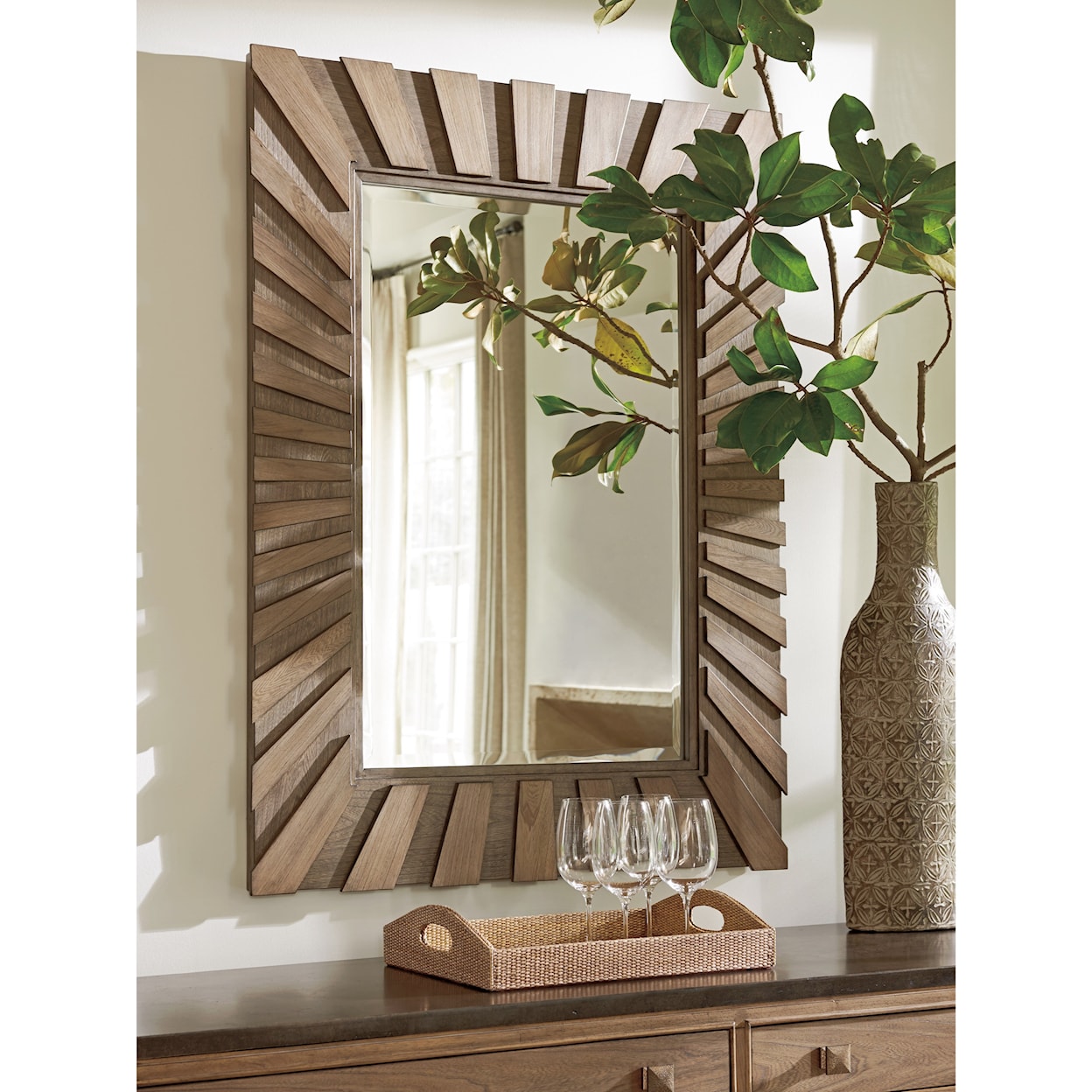 Tommy Bahama Home Cypress Point Ardley Sunburst Mirror