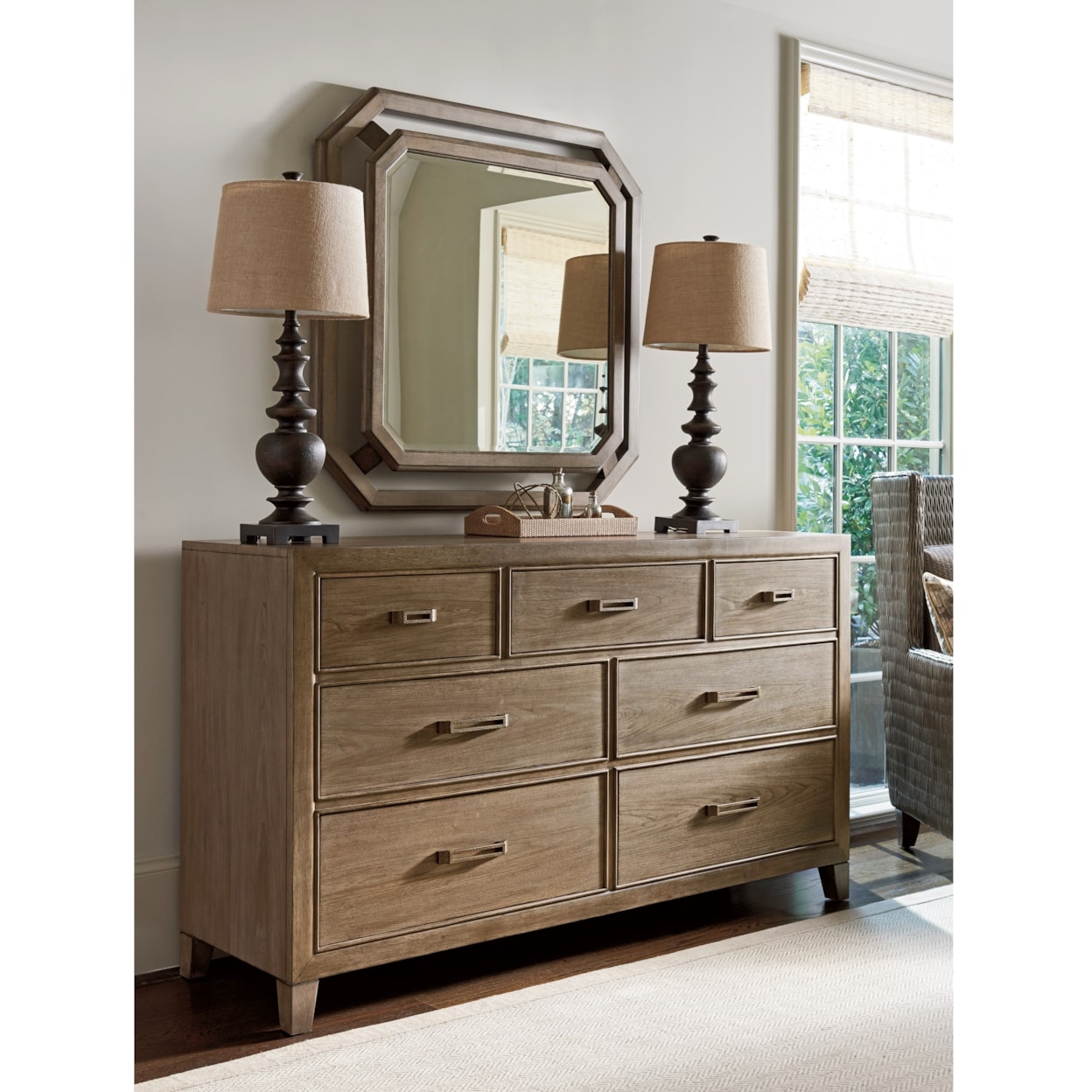 Tommy Bahama Home Cypress Point Lockeport Triple Dresser