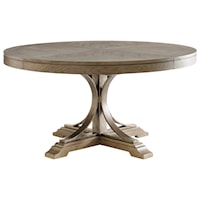 Atwell Round Dining Table with Extension Leaf