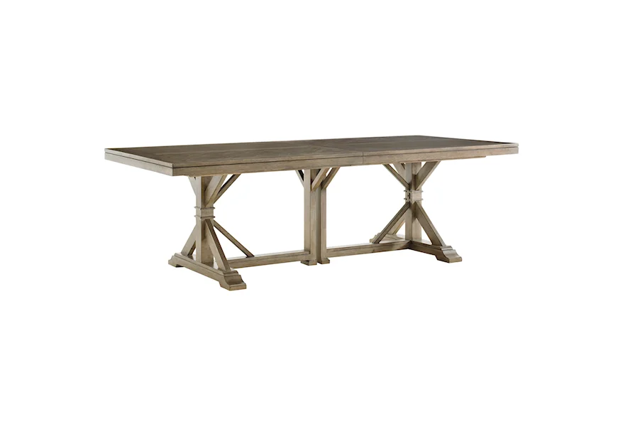 Cypress Point Pierpoint Double Pedestal Table by Tommy Bahama Home at Jacksonville Furniture Mart